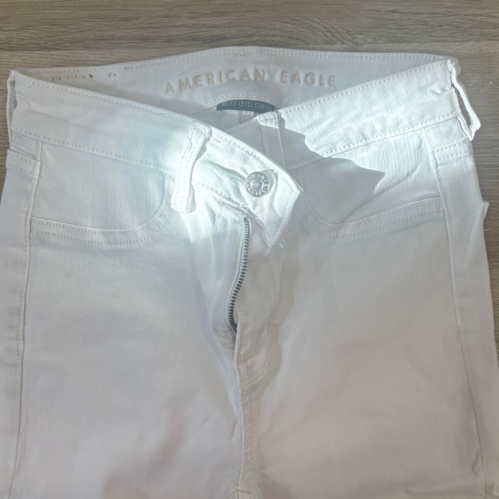 American Eagle Outfitters High Rise White Jeans